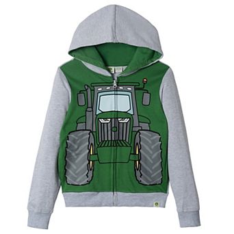 John Deere Fleece Zip-Up Hoodie
