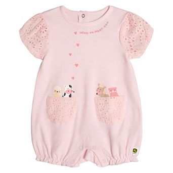 John Deere One Piece Bubble Romper