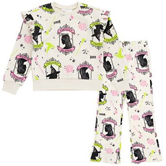 Wicked 2 pc Fleece Sweatshirt and Flare Leggings Set