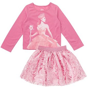 Wicked 2 pc Long Sleeve T-Shirt and Tutu Skirt Set