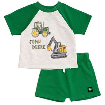 John Deere T-Shirt and French Terry Shorts Set