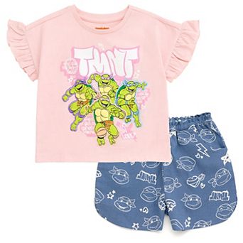 Teenage Mutant Ninja Turtles T-Shirt and Chambray Shorts Set