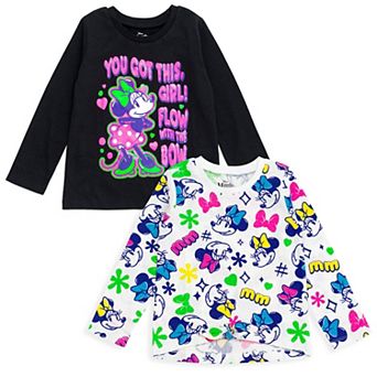 Disney Minnie Mouse 2-Pack Long Sleeve T-Shirts