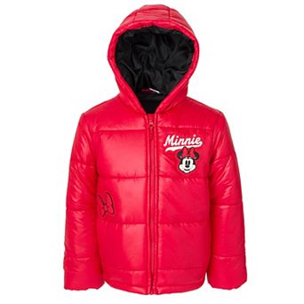 Disney's Minnie Mouse Hooded Puffer Coat