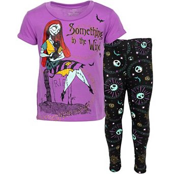 Disney's Nightmare Before Christmas Halloween 2 pc T-Shirt and Leggings Set