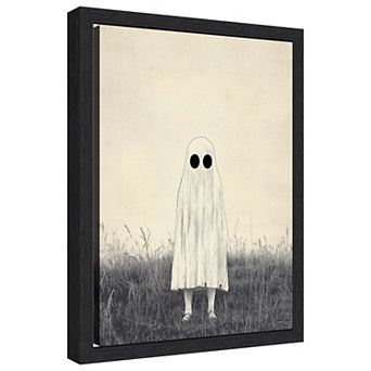 Mysterious Ghost Child by Andreas Magnusson Framed Canvas Wall Art Print