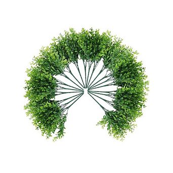 20-Pack UV Resistant Artificial Plants,Realistic Faux Greenery for Outdoor Garden Patio Decor