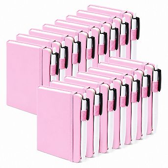 15-Pack Pocket Mini Notebooks Lined Journals With Pen Holder For Office School