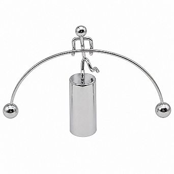 Kinetic Weightlifter Balance Physics Desk Decor Tumbler Art Toy