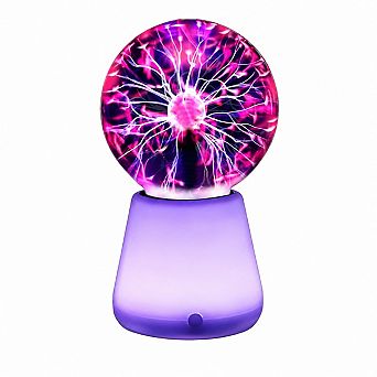 Touch Reactive Plasma Ball Lamp Interactive Desk Night Light Science Decor Gift