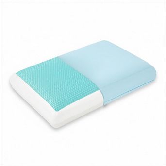Gel Memory Foam Pillow Reversible Cooling Neck Support Side Sleepers Removable Washable Cover Medium
