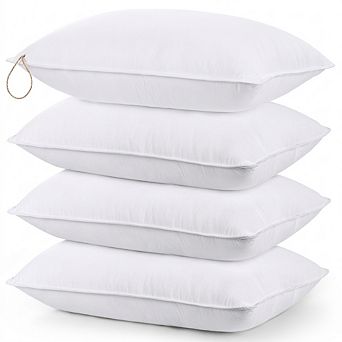 Bed Pillows Set of 4 Queen Size Hotel Quality for All Sleep Positions