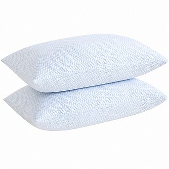 Adjustable Shredded Memory Foam Pillows 2 Pack Cool Side Sleepers Supportive