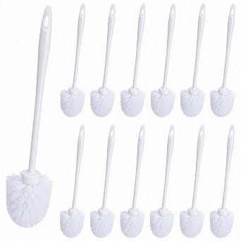 15 Pack Heavy Duty Toilet Bowl Brush Nylon PP Long Scrubber For Bathroom Cleaning