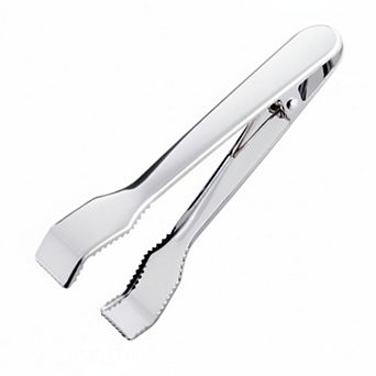 Stainless Steel Ice Tongs with Teeth for Ice Sugar Serving