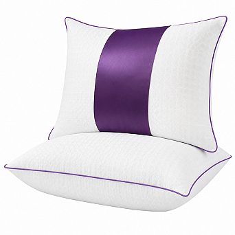 Firm Queen Pillows Set of 2 Supportive Down Alternative Fill