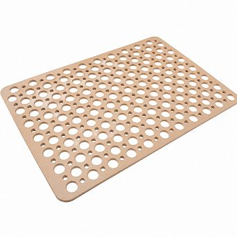 Non Slip TPE Shower Mat Strong Suction Cups Quick Dry Soft Texture Spa Inspired