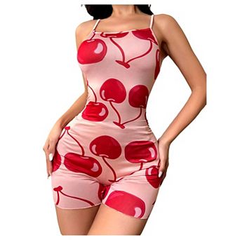 Women's Strap Sleep Romper