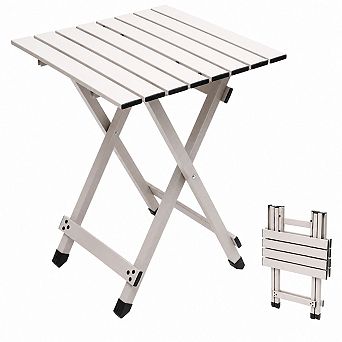 Lightweight Aluminum Folding Camping Table Portable Outdoor Indoor Multi Use Camp Table