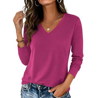 Women’s Casual V Neck Fall Top