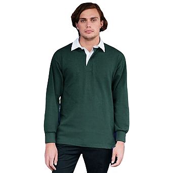 Front Row Mens Premium Long Sleeve Rugby Shirt/Top