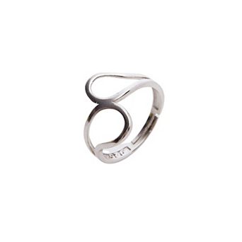 Intercepting Circles New Sterling Silver Ring