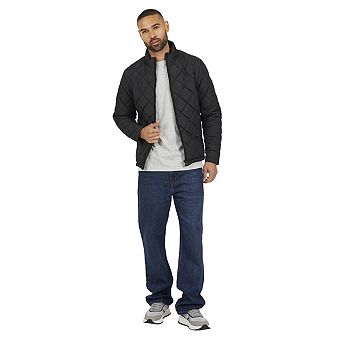 Brave Soul Mens Quilted Padded Jacket