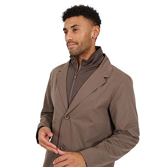Brave Soul Mens Double Layer Overcoat