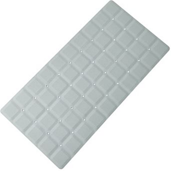 Foldable Silicone Bathtub Mat Heavy Duty Non Slip No Suction Cups Quick Dry Machine Washable