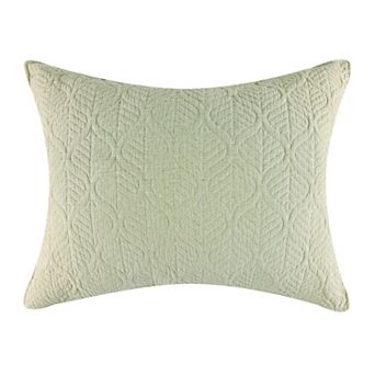Harper 100% Polyester Pillow Sham Sage