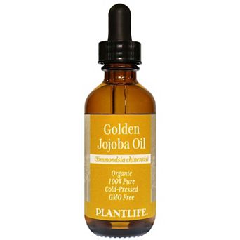 Plantlife Organic Golden Jojoba Carrier Oil for Decorative Aroma Blending, 2 oz