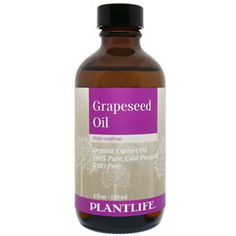 Plantlife Organic Grapeseed Carrier Oil for Decorative Aroma Blending, 4 oz