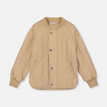 Little Kids Unisex Quilted Raglan Sleeve Jacket