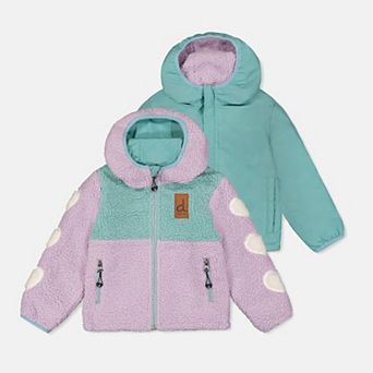 Little Kids Girl Reversible Mid-Season Jacket