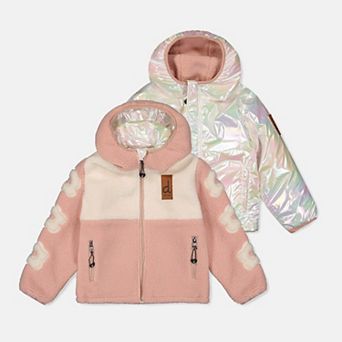 Little Kids Girl Reversible Mid-Season Jacket