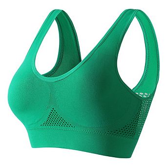 Plus Size Women Seamless Wireless Full Coverage Padded Bra