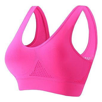 Plus Size Women Seamless Wireless Full Coverage Padded Bra