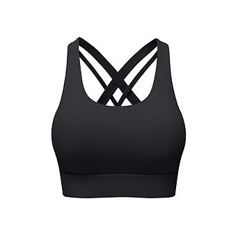 Women High Support Running Criss Cross Back Sports Bras