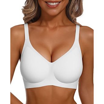 Women Racerback Wireless Jelly Push Up Seamless Bras