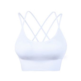 Sports Bras for Women Strappy Crisscross Back Padded Low Impact Running Sports Bra