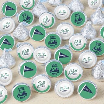 Big Dot Of Happiness Par-tee Time - Golf - Small Round Candy Stickers Party Favor - 324 ct