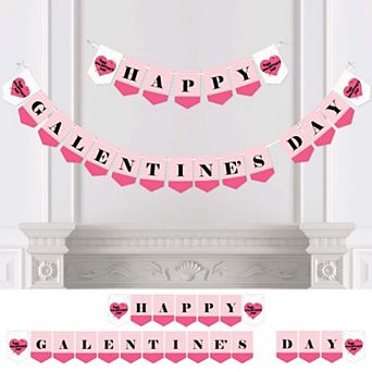 Big Dot Of Happiness Be My Galentine - Bunting Banner - Party Decor - Happy Galentine's Day