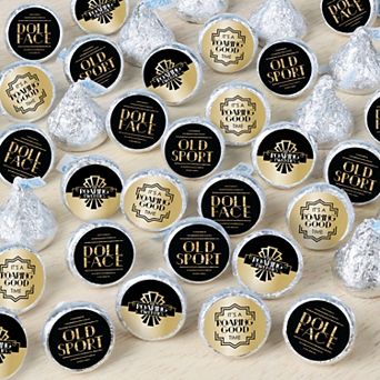 Big Dot Of Happiness Roaring 20's - 1920s Small Round Candy Stickers Party Favor - 324 ct
