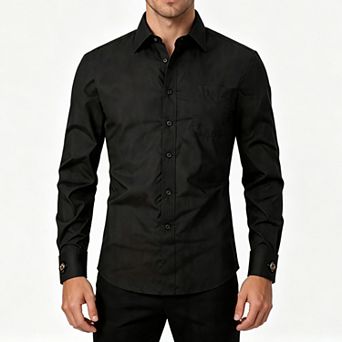 Men's Casual Long-Sleeve Business Shirt