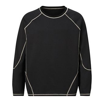 Men's Casual Crewneck Sweatshirt Long Sleeve Pullover Active Tops