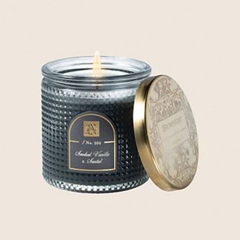 Aromatique - Smoked Vanilla & Santal - Textured Glass Candle