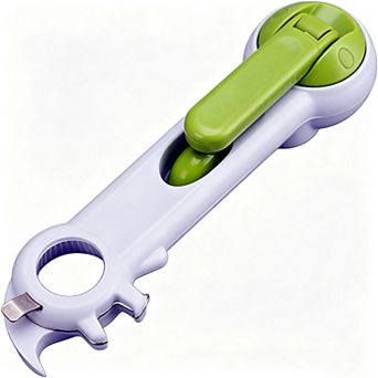 Stainless Steel Can Opener - Versatile Jar & Bottle Opener With Non-slip Grip