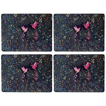 Sara Miller India Set of 4 Placemats 15.7" x 11.7"