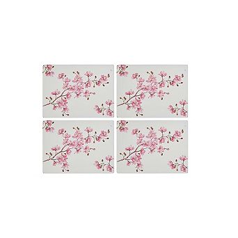 Pink Blossom Set of 4 Placemats 15.7" x 11.7"
