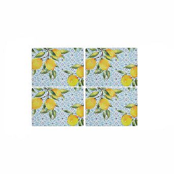 Amalfi Lemons Set of 4 Placemats 15.7" x 11.7"